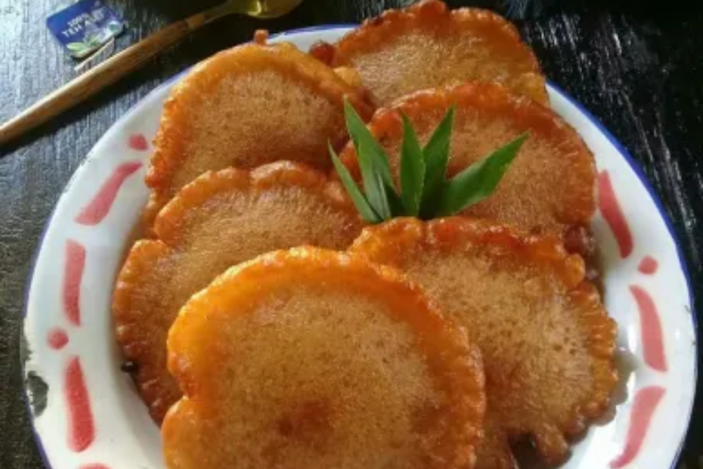 kue cucur yang enak,merekah dan anti gagal
