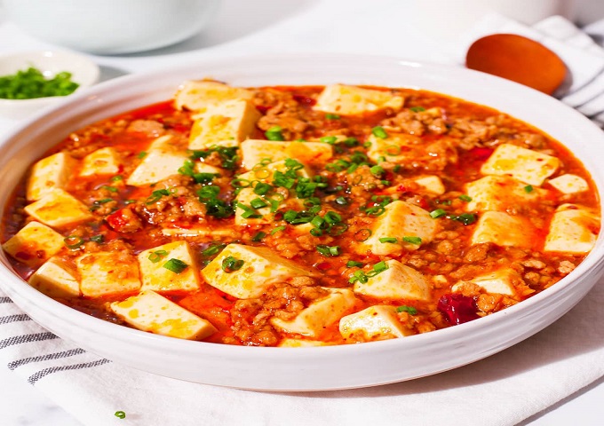 Masakan Chinese yang terbuat dari Tahu Food Mapo Tofu